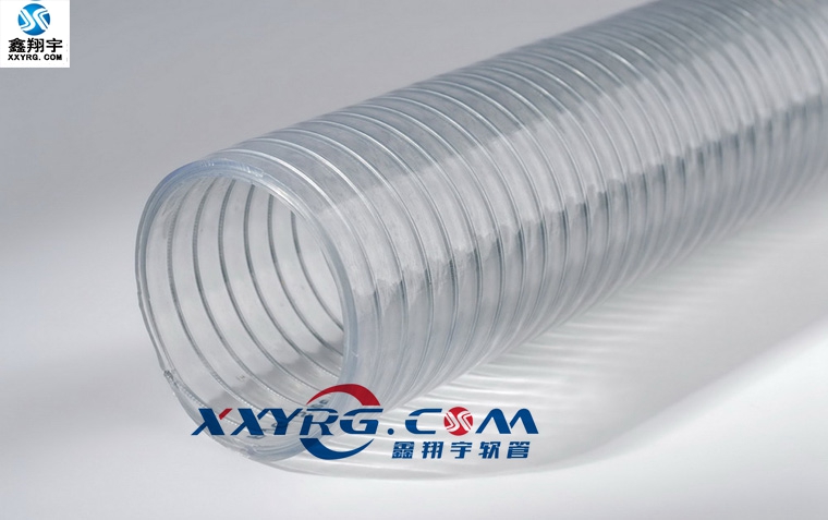 PVC钢丝软管是一款无毒、透明、耐酸碱、耐油、耐负高压、高弹性、使用寿命长